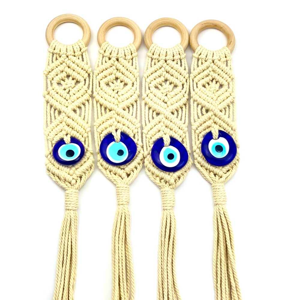 Macrame Retro Boho Wall Hanging Door Knobs Decor